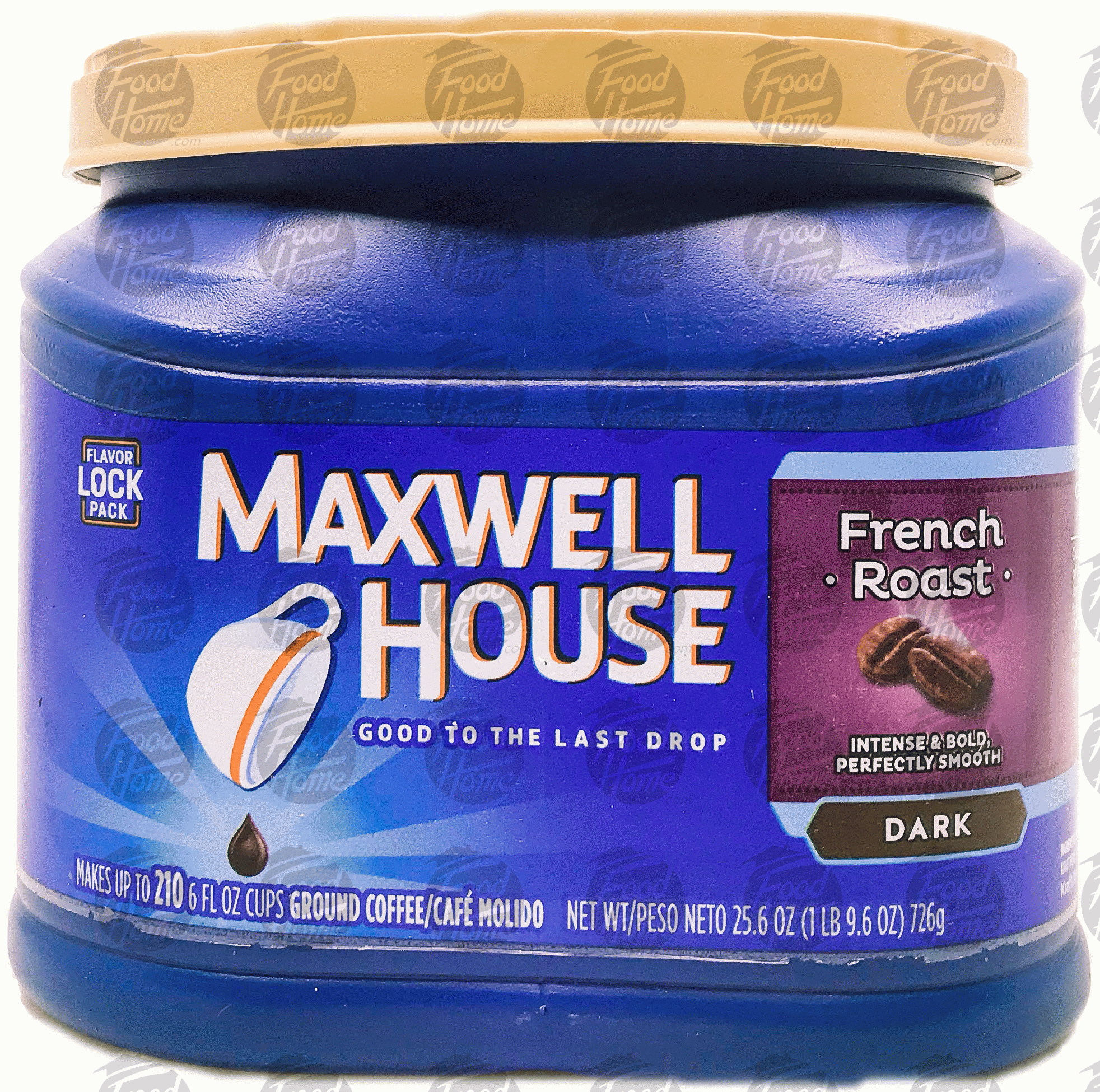 Maxwell House  french roast dark roast ground coffee, plastic tub Full-Size Picture